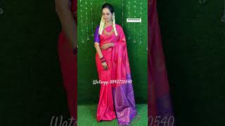 Don’t miss to see customer review pic at the end🫶Soft silk saree just Rs 850 #shorts #softsilksaree screenshot 5