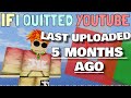 If I Quitted YOUTUBE (I did lol)