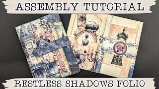 Restless Shadows Folio Assembly Tutorial | Printable Junk Journal Kit