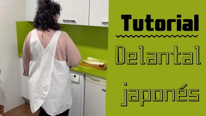 DELANTAL JAPONÉS - AQUÍ SE VIVE CON EL CORAZÓN CONTENTO – Chinola