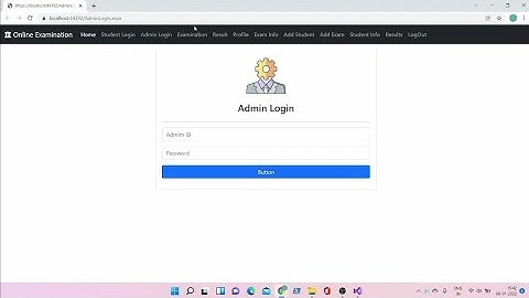 Login Page in ASP.NET C# using Bootstrap | Part 2: Online Examination