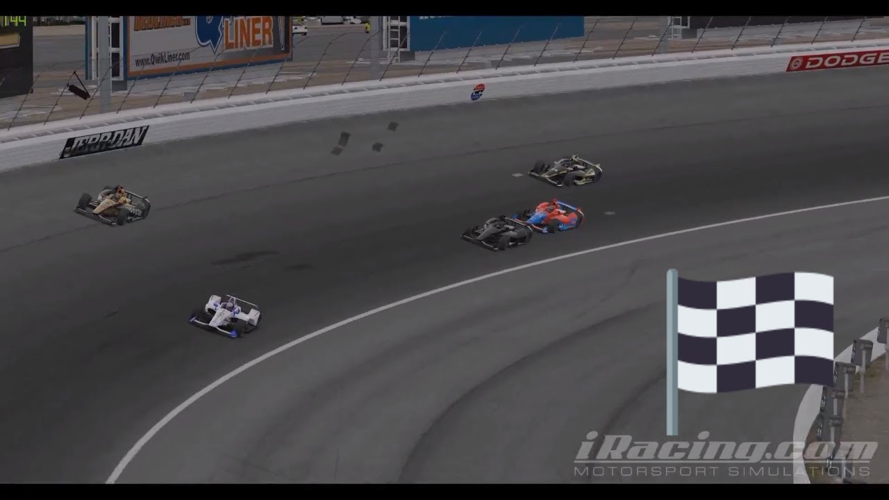 FIRST INDY WIN!!! LAST 5 LAPS Crows Nest Racing YouTube