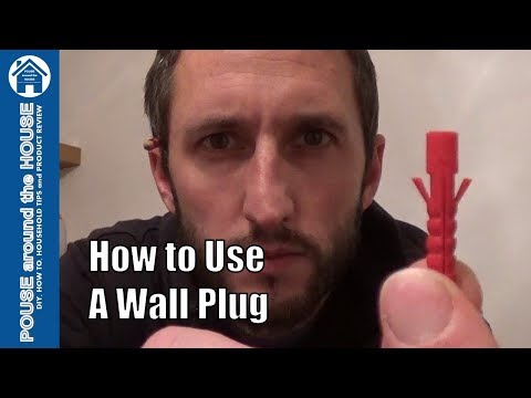 How to use wall plugs. Wall plug tips and drilling tips.