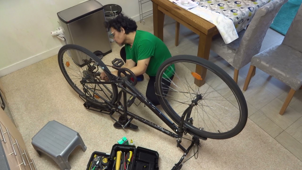 Unintentional ASMR Bike Repair & Cleaning / Relaxing / Tool Sounds