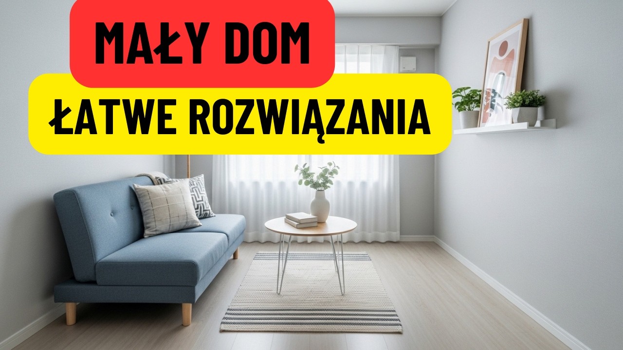 🏡✨ 10 wskazówek, dzięki którym Twój mały dom będzie wyglądał na większy