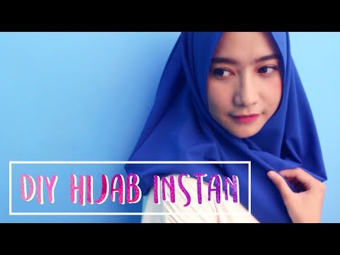 Tutorial Bikin Hijab instan Tutorial Bikin Hijab instan
