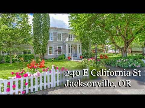 240 E California St, Jacksonville, OR home video tour