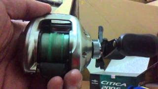Shimano Citica 200E Bearing Tune Up After Service
