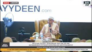 Live - Karamah dalam Islam | Menangkis Fitnah Golongan Antitasawuf