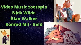 video music zootopia Alan Walker Konrad Mil - Gold Resimi