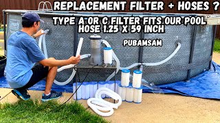 Filter And Hose Replacement For Coleman Pool