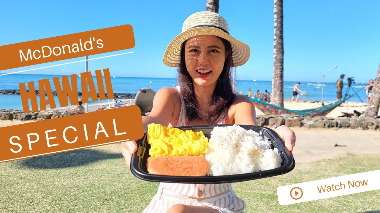 McDonald's Hawaii Special Menu Hawaiian Local breakfast in Waikiki