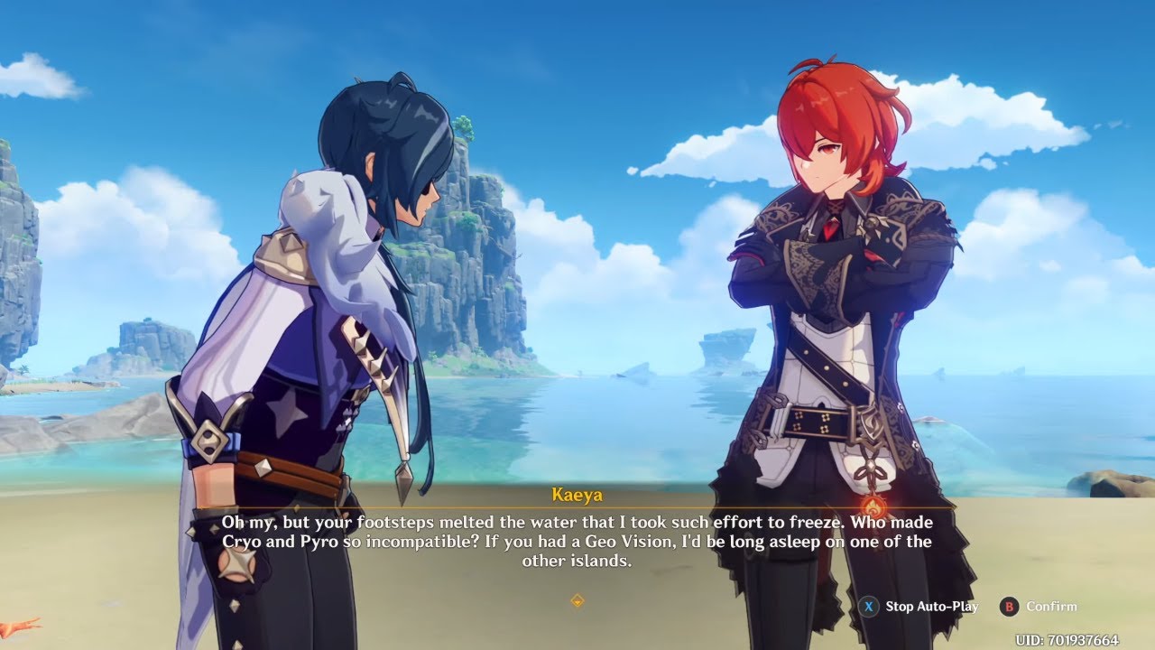 KAEYA AND DILUC APPEAR OUT OF NOWHERE AND START ARGUING