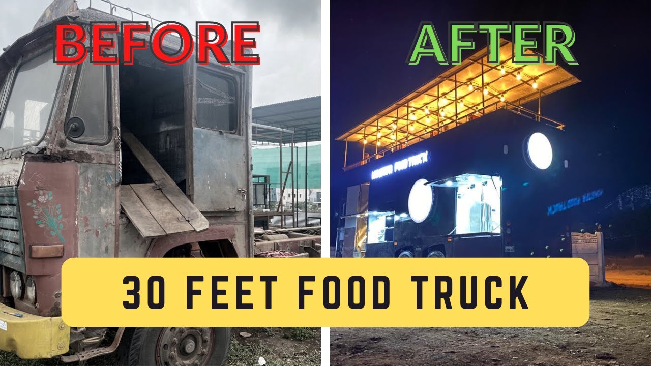 Monster Food Truck II Biggest Food Truck Project @ 30 feet II Saint Food Trucks, Carts and Kiosks