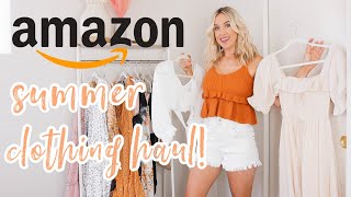 HOT MOM SUMMER! Amazon Clothing Haul & Try On! tons of trendy & bump friendly clothes! Olivia Zapo