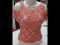 tutorial crochet blusa facil paso a paso/how to do blouse  (with subtitles in several lenguage)