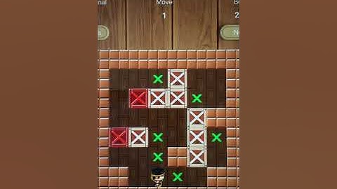Sokoban Push box game professional level 22 solved