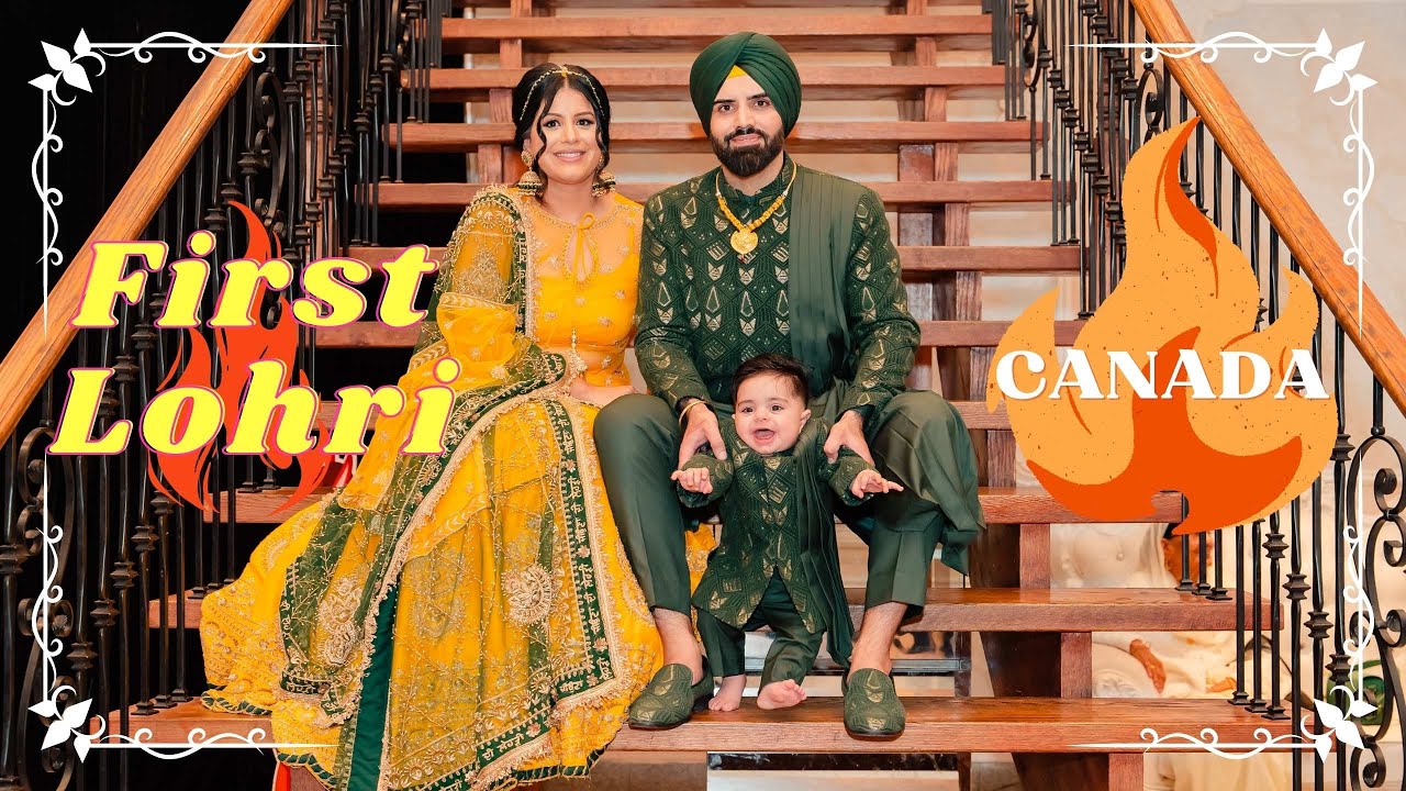 Jeonah's First Lohri 2023 | Toronto, Canada | Ik Geda Giddhe Vich, Jasbir Jassi