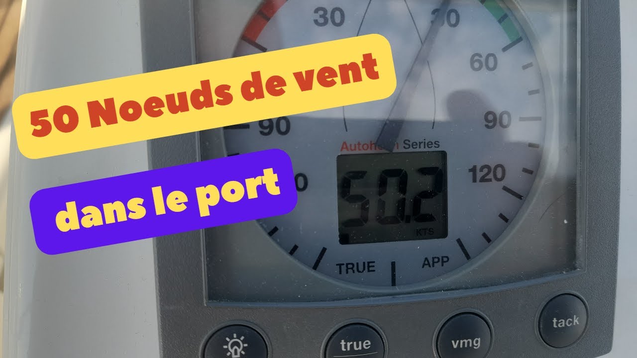 50 nœud de vent à port Leucate