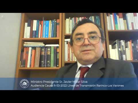 Ministro Presidente Sr. Javier Millar Silva Causa R-53-2022