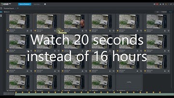 Dahua DSS PRO thumbnail search