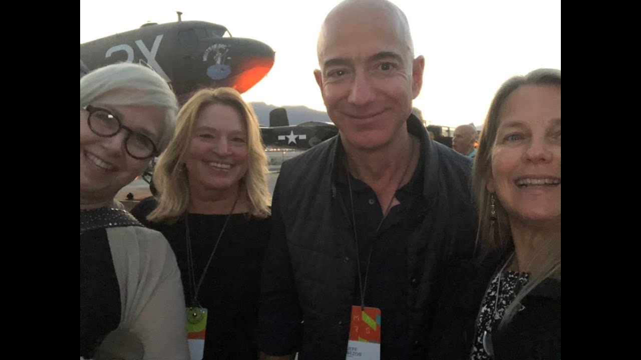 Jeff Bezos’ MARS 2019: beginning of invitation-only event where Luke Skywalker photobombs guests!