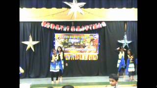 LUTON MALAYALEE ASSOCIATION XMAS & NEW YEAR CELEBRATION 2011-12 GIRLS CINEMATIC DANCE