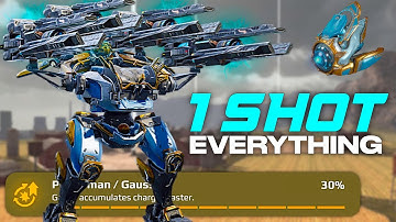 This Is BROKEN... Daredevil Gauss Bagliore With Solar Drone - 1 Shot Kills Non Stop | War Robots