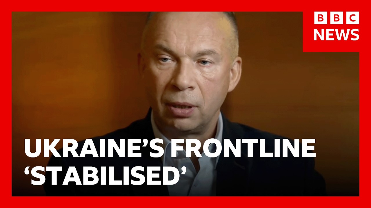 Ukraine's frontline 'stabilised', former army general claims | BBC News