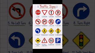 traffic signs #trafficsignal #trafficrules #safety #education #english #shortsfeed