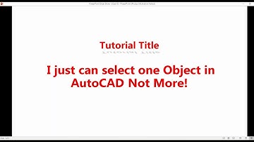 AutoCAD 2021 Tutorial: I can