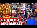 ALANYA GRAND BAZAAR 2022 JUNE ! ALANYA FAKE MARKET ! ANTALYA TURKEY TRAVEL ! ALANYA SHOPPİNG 4K