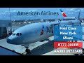 American Airlines - New York (JFK) to Miami (MIA) First Class - Boeing 777-323ER (N733AR) AA383