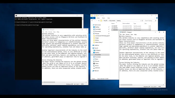 Window Command Prompt #16 (Part 2)   Finding a specified string from a file #MammothTech