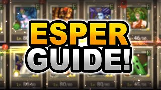 Every Single Esper New Player Guide War of the Visions WoTV