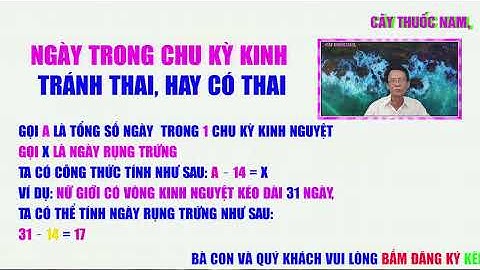 Tránh thai theo chu kỳ kinh nguyệt như thế nào