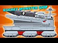 Monster tank rocket monster ship vs mega tank   cartoons about tanknina tank cartoon