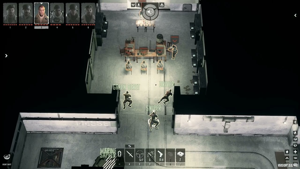 Commandos: Origins - Double Grenade in the Bunker!