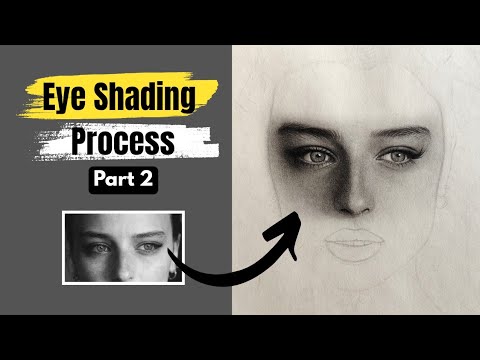 eye shading mastery: step-by-step guide to perfectly... Step-by-step eye shading using a LumoGraph semi-charcoal pencil — Part ...