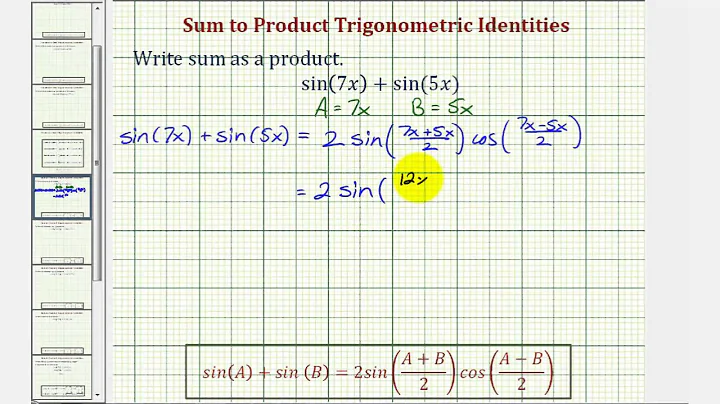 Ex: Sum to Product Trigonometric Identity Involving Sine