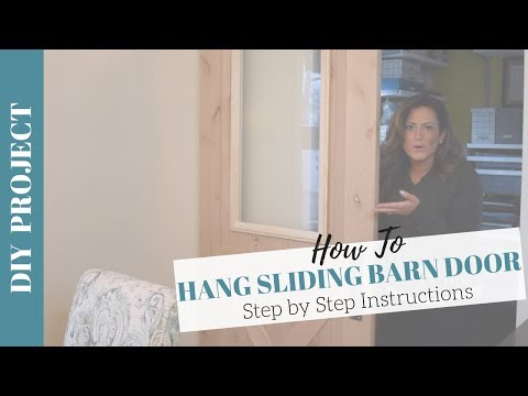 DIY Barn Door | How-to Install an Interior Sliding Barn Door in Your Home