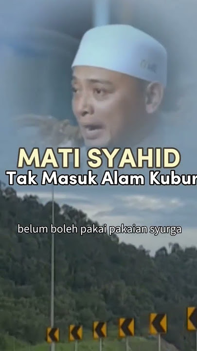 Orang yang mati syahid tidak masuk ke alam kubur #semogabermanfaat #ustazwadianuar