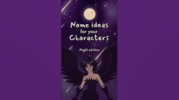 name ideas for your characters: night edition 🌌🌙 #writing #originalcharacter #oc #writingideas