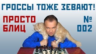 Просто блиц № 002 ⏳ Гроссы тоже зевают! Сергей Шипов. Шахматы Просто блиц № 002 ⏳ Гроссы тоже зевают! Сергей Шипов. Шахматы