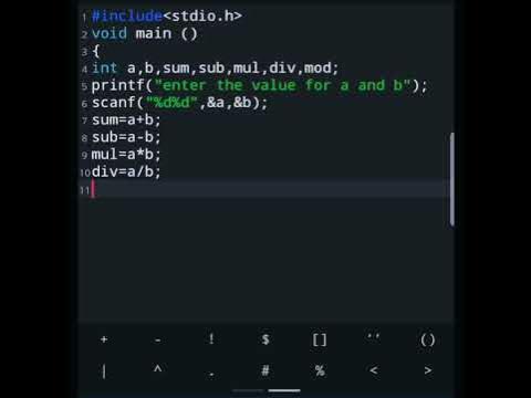 Arithmetic Operations Program || - YouTube