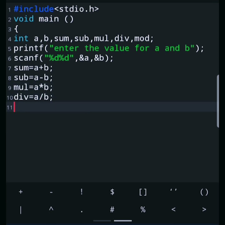 Arithmetic Operations Program || - YouTube