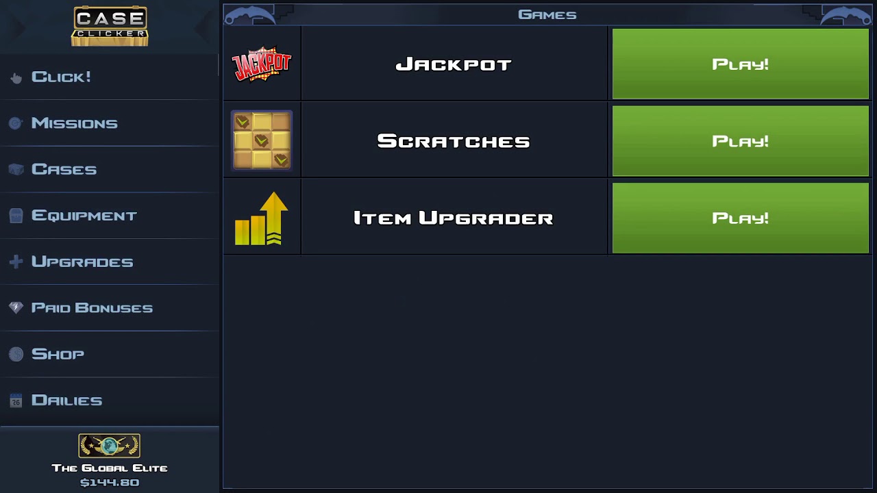 Case clicker free money read description