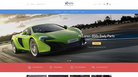 Auto Parts - Responsive Theme (PRS014) - TemplateTrip Theme Installation