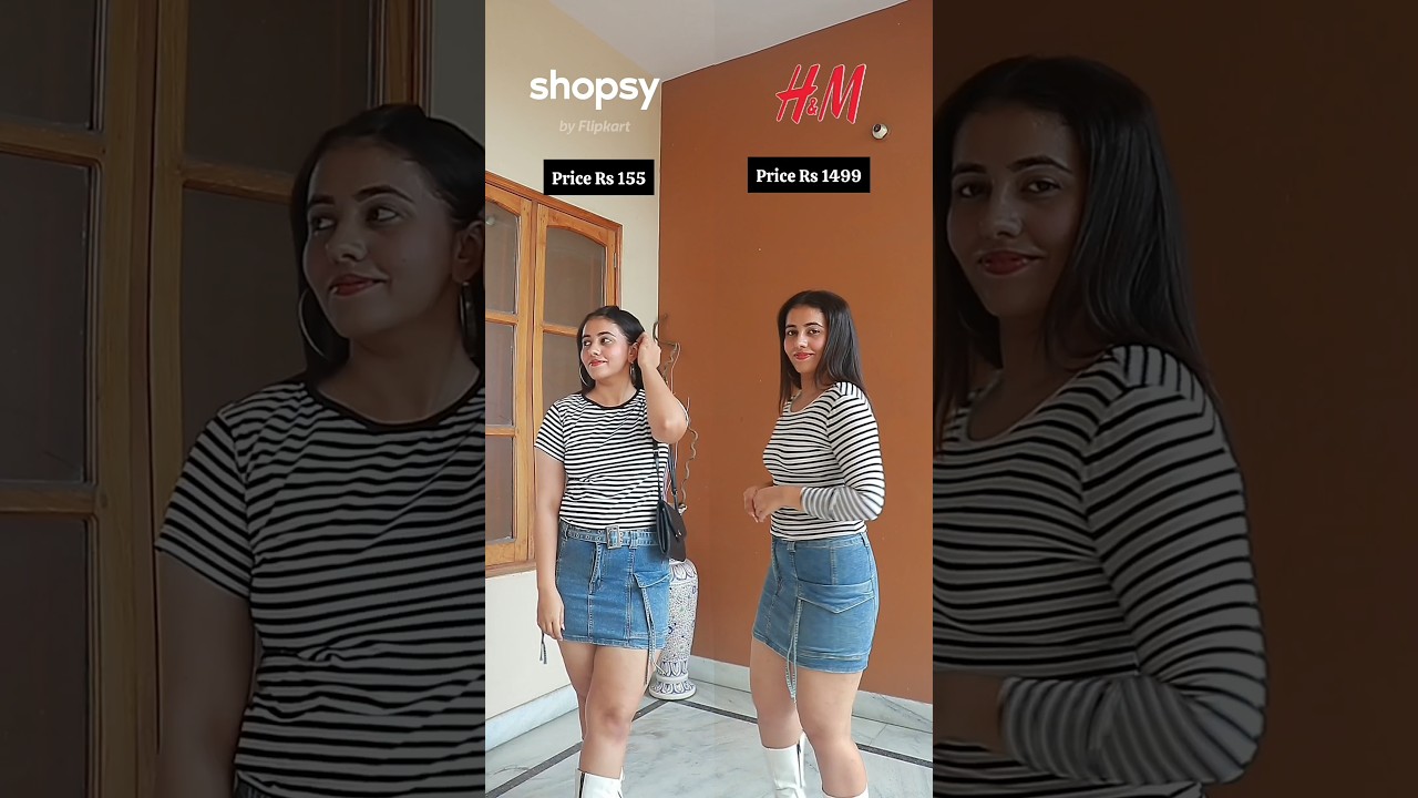H&M Vs Shopsy which would you choose? trying beautiful tops from H&M & Shopsy 