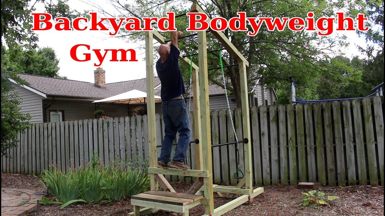 How To Build A Backyard Bodyweight Gym YouTube